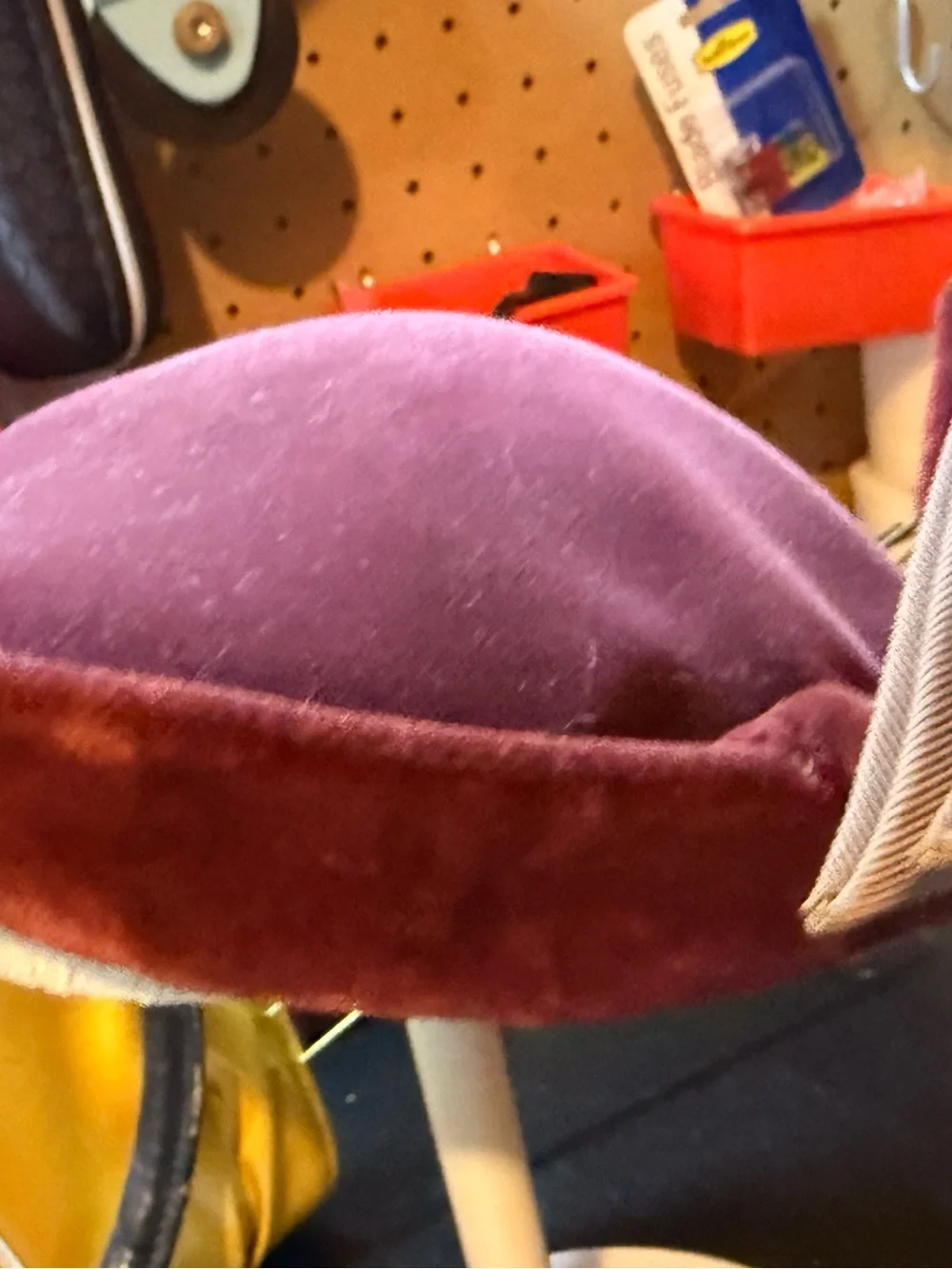 N/A vintage burgundy